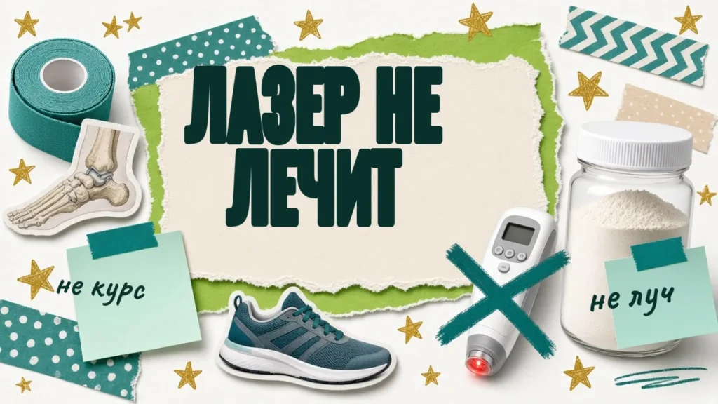 Лазер на колено: почему свет не заменяет лечение