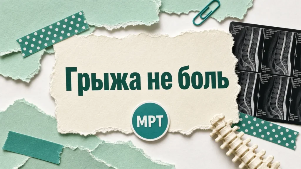 Грыжа на МРТ: почему снимок ещё не приговор