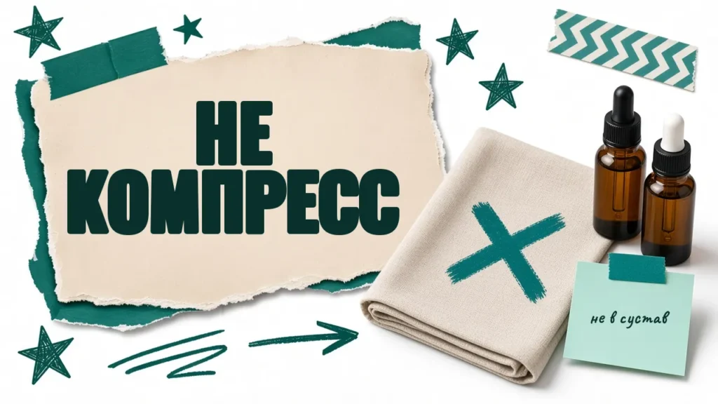 Компресс с димексидом: почему сустав от него не чинится