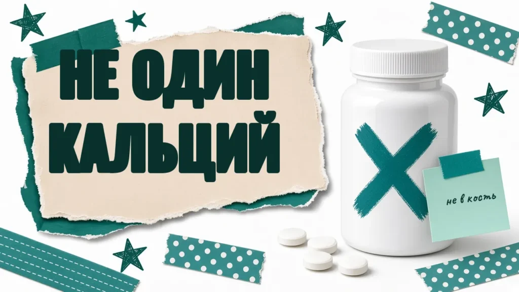 Банка кальция: чего на самом деле не хватает костям