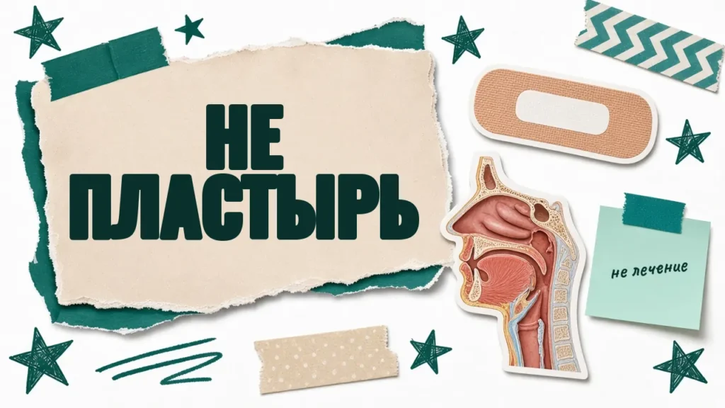 Пластырь на рот и апноэ: почему скотч не спасает от ночных пауз