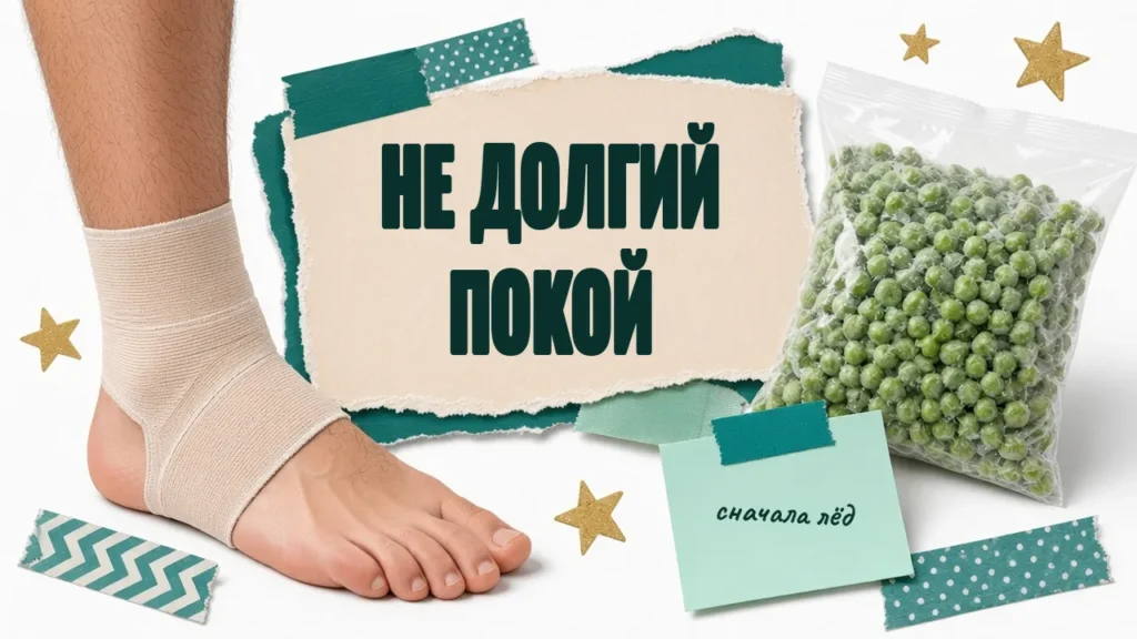 Подвернул ногу: почему связкам мешает долгий покой